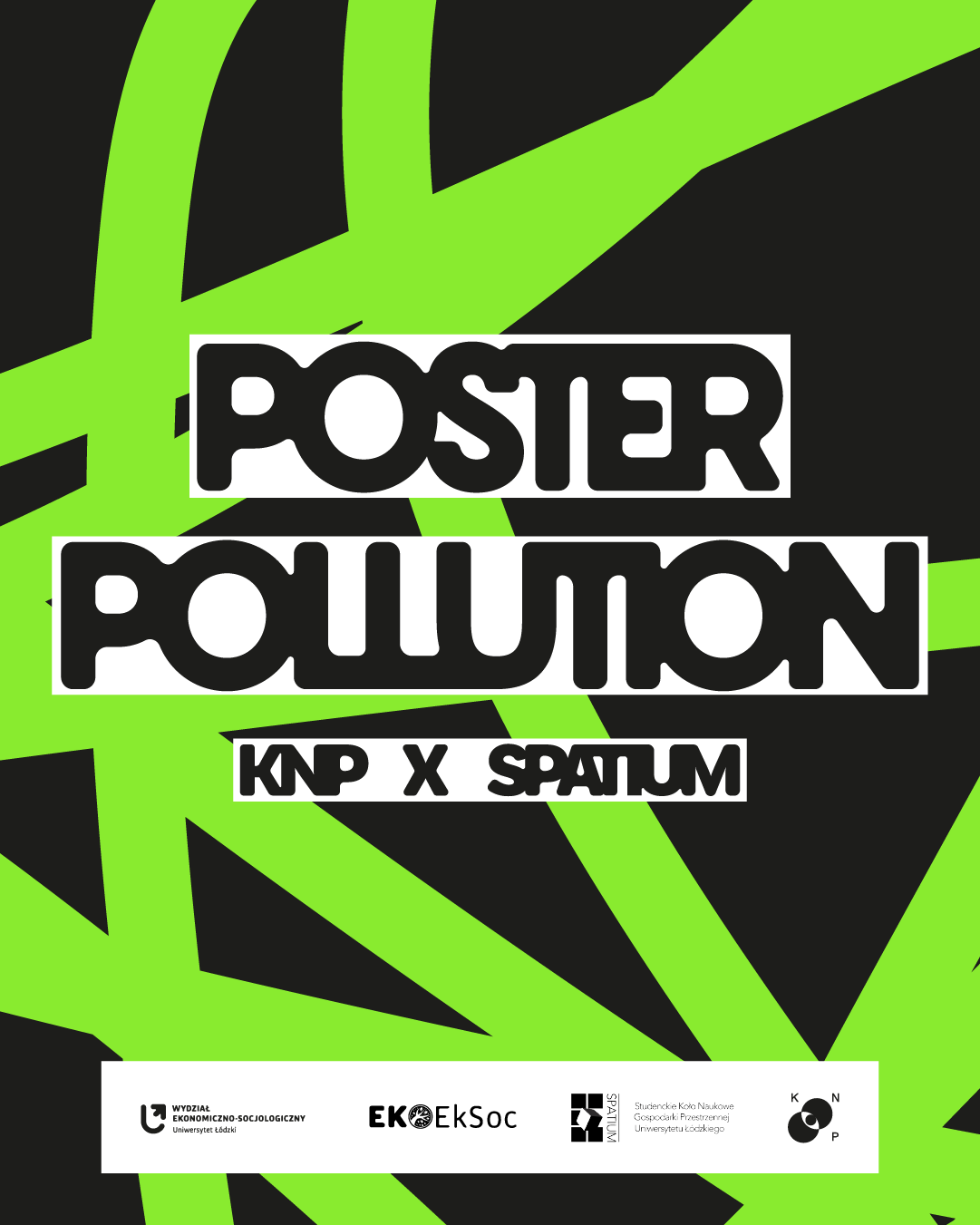 Poster pollution plakat Plakat wystawy